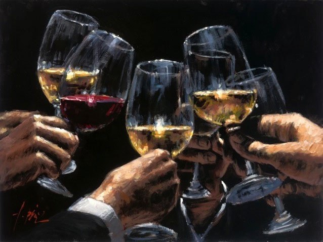 Fabian Perez white and red